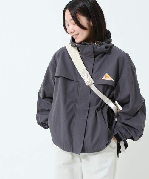 KELTY（ケルティ）の「ザパタジャケット / ショート丈マウンテンパーカ（撥水）（マウンテンパーカー・レディース・ブラック/カーキ/ベージュ/ライトブルー/ネイビー/チャコールグレー・M/L/S）」の12枚目の写真