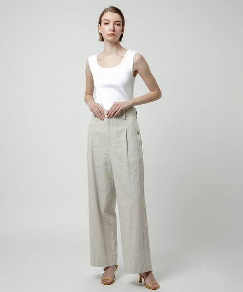 allureville（アルアバイル）の「デコルテネックプルオーバー（Tシャツ/カットソー・レディース・ホワイト/グリーン/ブラック/カーキ・2）」の13枚目の写真