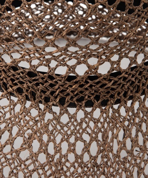 CONTROL FREAK（コントロールフリーク）の「CONTROL FREAK(コントロールフリーク)透かし編みバケットハット（ハット・レディース・ブラック/ブラウン/ナチュラル/パープル・FREE）」の21枚目の写真