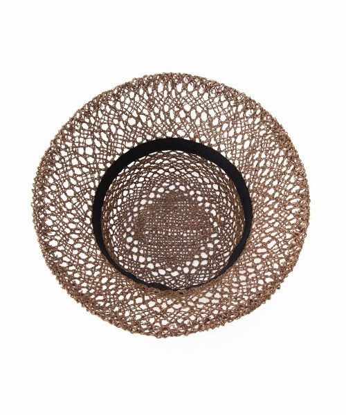 CONTROL FREAK（コントロールフリーク）の「CONTROL FREAK(コントロールフリーク)透かし編みバケットハット（ハット・レディース・ブラック/ブラウン/ナチュラル/パープル・FREE）」の14枚目の写真