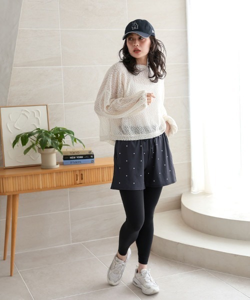 【新品未使用】donoban パンツ　hichanコラボ　ブラック　ショート UV・紫外線カット 水陸両用 日焼け対策】ラッシュショートパンツ