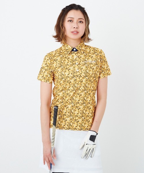 marie claire(マリ・クレール)の「【marie claire:マリ.クレール】レディース 半袖シャツ ゴルフ(シャツ/ブラウス・レディース・ネイビー/イエロー/ホワイト・MEDIUM/LARGE/X-LARGE)」の21枚目の写真