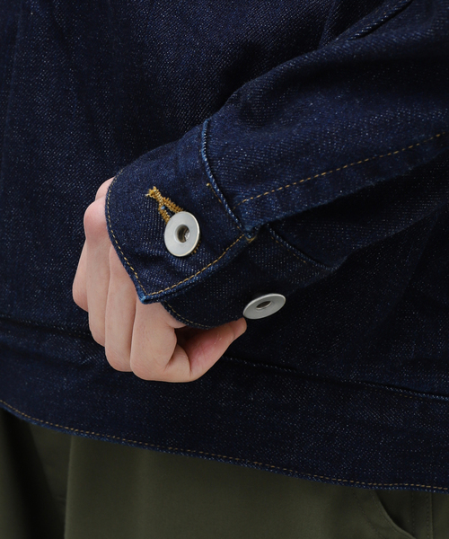 MARKAWAREデニムジャケット　TYPE-1 アイボリー marka（マーカ）の「【marka/MARKAWARE】DENIM JACKET TYPE-1