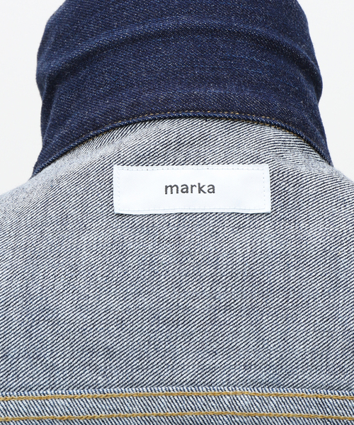 marka　マーカ　ショップコート　1　インディゴブルー　デニム　迷彩 MARKA / マーカ】TYPE1 DENIM JACKET（デニムジャケット