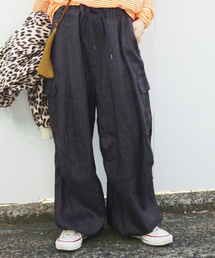 リネンヘリン カーゴパンツ