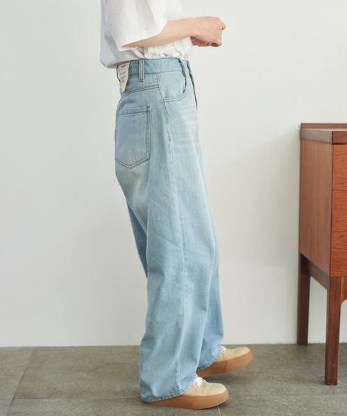unclip（アンクリップ）の「10オンスデニムパンツ（デニムパンツ・レディース・ライトブルー・MEDIUM/LARGE）」の9枚目の写真