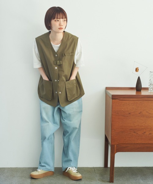 unclip（アンクリップ）の「10オンスデニムパンツ（デニムパンツ・レディース・ライトブルー・MEDIUM/LARGE）」の17枚目の写真