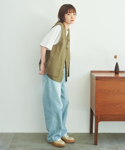 unclip（アンクリップ）の「10オンスデニムパンツ（デニムパンツ・レディース・ライトブルー・MEDIUM/LARGE）」の14枚目の写真