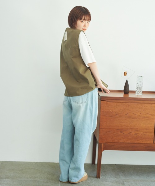 unclip（アンクリップ）の「10オンスデニムパンツ（デニムパンツ・レディース・ライトブルー・MEDIUM/LARGE）」の20枚目の写真