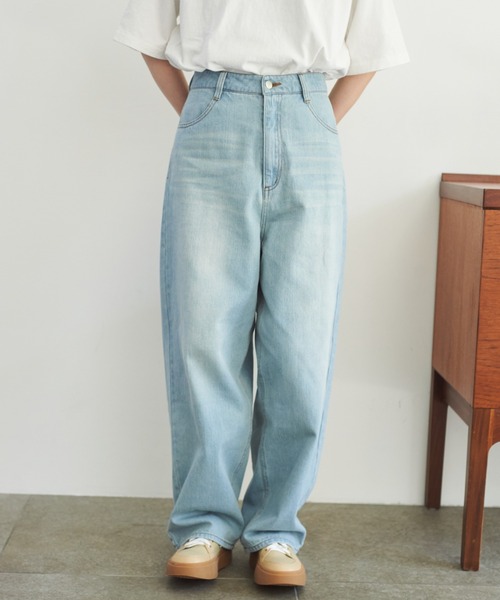 unclip（アンクリップ）の「10オンスデニムパンツ（デニムパンツ・レディース・ライトブルー・MEDIUM/LARGE）」の21枚目の写真