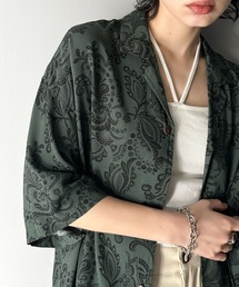 《JaVa ジャバコラボ》大人の遊び心。柄開襟シャツ