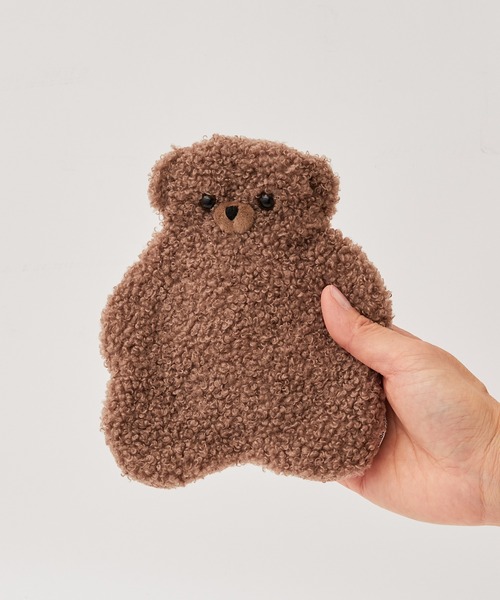 BIRTHDAY BAR（バースデイバー）の「テディ＆キティ クールピロー Mサイズ（アウトドアグッズ・レディース・グレー/ブラウン・フリー）」の2枚目の写真