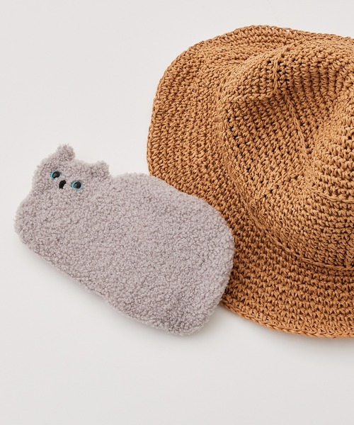 BIRTHDAY BAR（バースデイバー）の「テディ＆キティ クールピロー Mサイズ（アウトドアグッズ・レディース・グレー/ブラウン・フリー）」の6枚目の写真