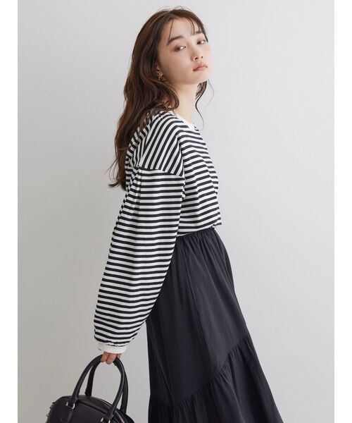 AMERICAN HOLIC（アメリカンホリック）の「袖タックボリュームスリーブカットプルオーバー（Tシャツ/カットソー・レディース・ラベンダー/グリーン系その他3/オフホワイト/その他7・M/L）」の11枚目の写真