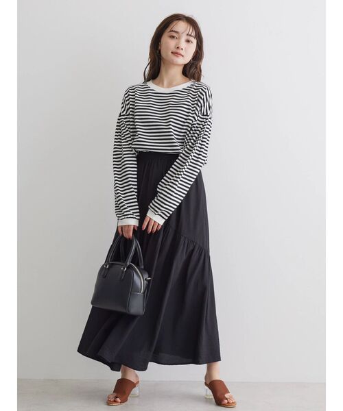 AMERICAN HOLIC（アメリカンホリック）の「袖タックボリュームスリーブカットプルオーバー（Tシャツ/カットソー・レディース・ラベンダー/グリーン系その他3/オフホワイト/その他7・M/L）」の13枚目の写真