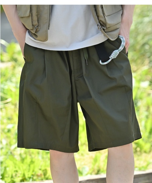 CAPTAIN STAG(キャプテンスタッグ)の「CAPTAIN STAG キャプテンスタッグ ワイドハーフパンツ(その他パンツ・メンズ・ベージュ/ブラック/カーキ/ブルーグレー・M/L)」の4枚目の写真