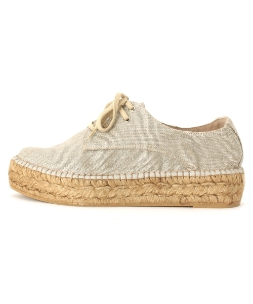 GAIMO（ガイモ）の「gaimo レースアップエスパドリーユ（その他シューズ・レディース・ホワイト/シルバー・40/45/35）」の3枚目の写真