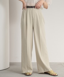 Amiur | belt set tuck pants(その他パンツ)