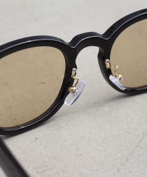 GLOSTER（グロスター）の「【GLOSTER/グロスター】ウェリントン セルフレーム カラーレンズ サングラス（サングラス・メンズ・ベージュ/ブラック/ロイヤルブルー・FREE）」の10枚目の写真