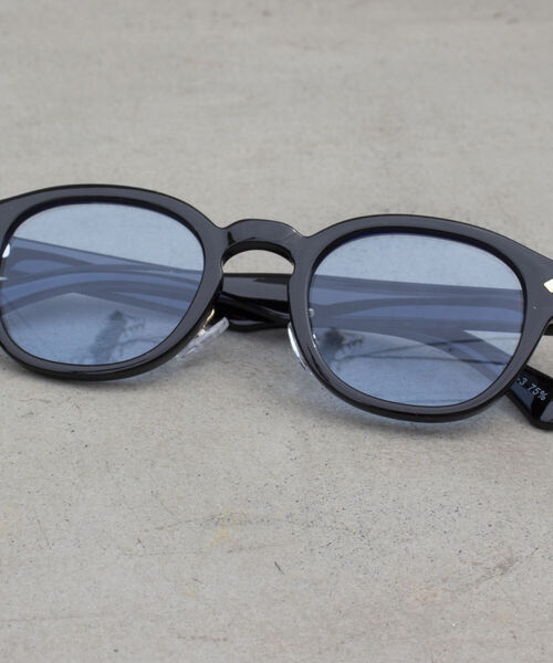 GLOSTER（グロスター）の「【GLOSTER/グロスター】ウェリントン セルフレーム カラーレンズ サングラス（サングラス・メンズ・ベージュ/ブラック/ロイヤルブルー・FREE）」の4枚目の写真