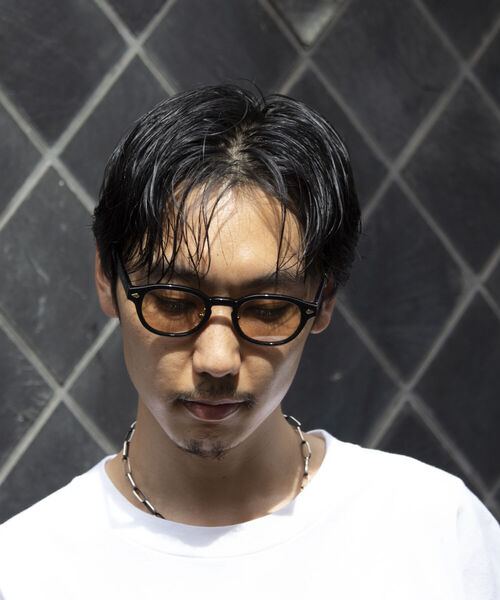 GLOSTER（グロスター）の「【GLOSTER/グロスター】ウェリントン セルフレーム カラーレンズ サングラス（サングラス・メンズ・ベージュ/ブラック/ロイヤルブルー・FREE）」の12枚目の写真