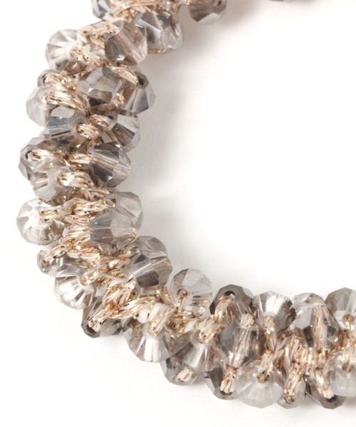 LAKOLE（ラコレ）の「ビーズ編みヘアゴム / 198588（ヘアゴム・レディース・ベージュ/ホワイト/グレー/ネイビー/その他3/ブラック/ブルー/チャコール/ブラウン・FREE）」の17枚目の写真