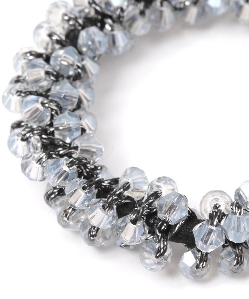 LAKOLE（ラコレ）の「ビーズ編みヘアゴム / 198588（ヘアゴム・レディース・ベージュ/ホワイト/グレー/ネイビー/その他3/ブラック/ブルー/チャコール/ブラウン・FREE）」の14枚目の写真