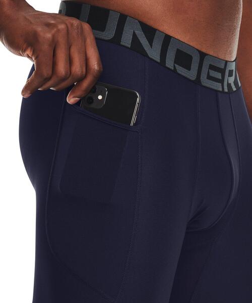 UNDER ARMOUR（アンダーアーマー）の「UAヒートギアアーマー レギンス（トレーニング/メンズ）（レギンス/スパッツ・メンズ・ネイビー・S/M/L/XL/XXL/3XL/4XL）」の4枚目の写真