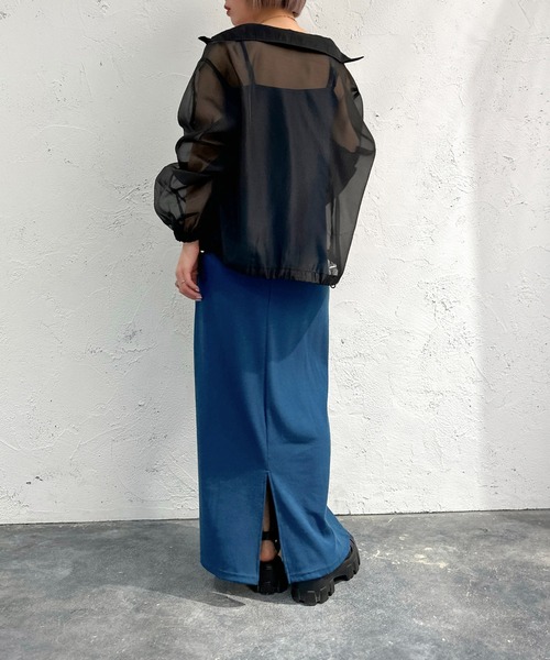 apres jour mignon(アプレジュールミニョン)の「カップ付き変形キャミワンピ【ZOZOTOWN限定アイテム】(ワンピース・レディース・ブラック/ブルー・X-LARGE/フリー)」の16枚目の写真