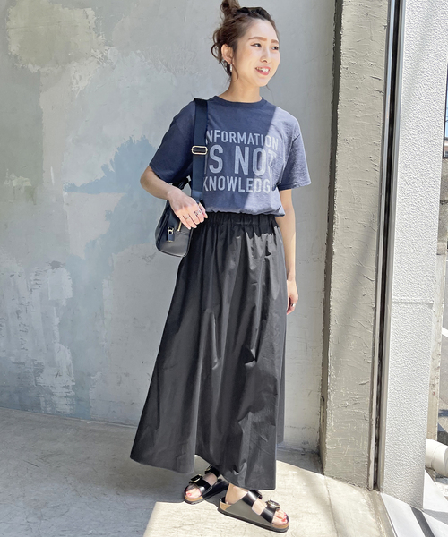 スピックアンドスパンのトップス レースシャーリングハイネックトップス（Tシャツ/カットソー