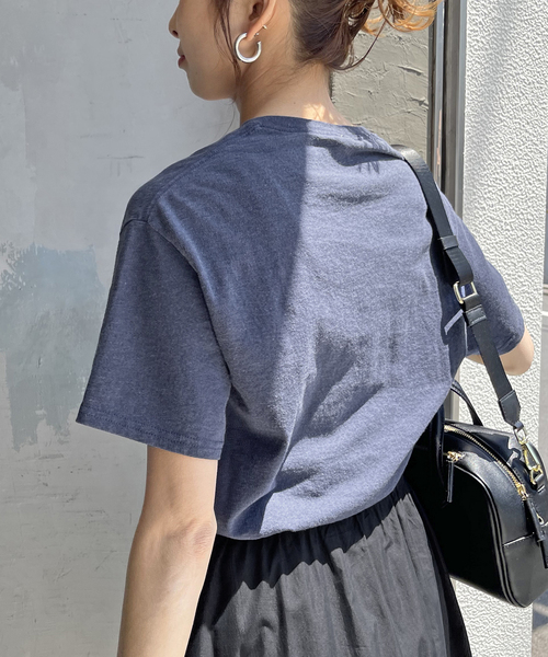 Spick & Span（スピックアンドスパン）の「Vintage style ロゴT（Mサイズ）（Tシャツ/カットソー・レディース・ネイビー/ホワイト・FREE）」の19枚目の写真