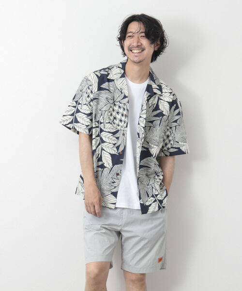 NOLLEY'S goodman(ノーリーズグッドマン)の「【Hilo Hattie/ヒロハッティ】別注Aloha Shirt Pineapples アロハシャツ(シャツ/ブラウス・メンズ・ネイビー/グリーン・L/M)」の12枚目の写真