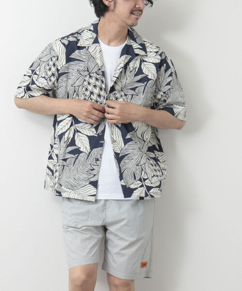 NOLLEY'S goodman(ノーリーズグッドマン)の「【Hilo Hattie/ヒロハッティ】別注Aloha Shirt Pineapples アロハシャツ(シャツ/ブラウス・メンズ・ネイビー/グリーン・L/M)」の13枚目の写真
