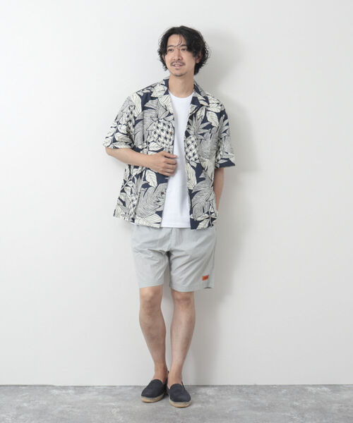 NOLLEY'S goodman(ノーリーズグッドマン)の「【Hilo Hattie/ヒロハッティ】別注Aloha Shirt Pineapples アロハシャツ(シャツ/ブラウス・メンズ・ネイビー/グリーン・L/M)」の16枚目の写真