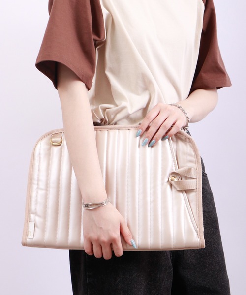 ROOTOTE（ルートート）の「ROOTOTE　Pimotte キルトノートPC用BAG（ビジネスバッグ・メンズ・ブラック/ピンク/オリーブ/ミント/グレー/ブルー・FREE）」の6枚目の写真