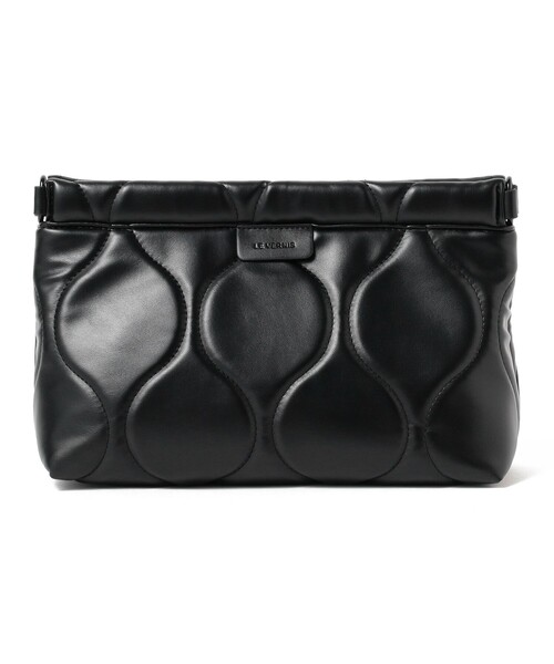 B:MING by BEAMS（ビーミングバイビームス）の「LE VERNIS / キルティング クラッチバッグ（クラッチバッグ・レディース・アイボリー/ブラック・FREE）」の2枚目の写真