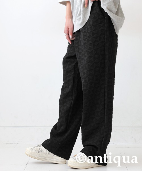 幾何学模様パンツ（その他パンツ）｜antiqua（アンティカ）の