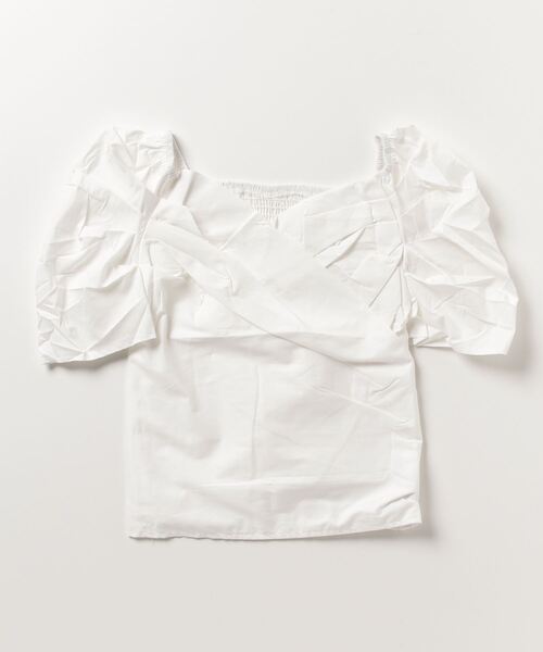 Rmine(アールマイン)の「カシュクール2WAYトップス(Tシャツ/カットソー・レディース・チェック/ホワイト/ブラック・FREE)」の19枚目の写真