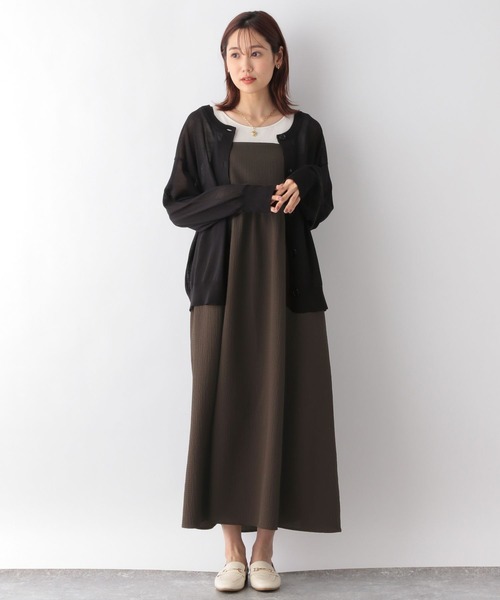 GLOBAL WORK（グローバルワーク）の「ジャガードキャミワンピ/909333