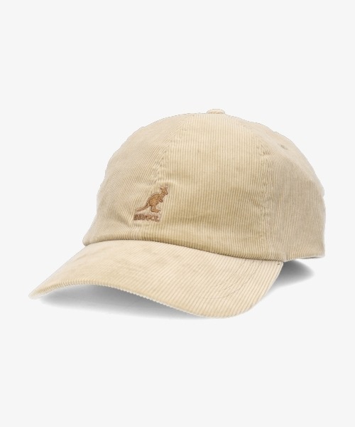 KANGOL（カンゴール）の「KANGOL CORD BASEBALL（キャップ・レディース・ブラック/ネイビー/ベージュ/ウッド/オリーブ/ピンク/ブルー/グリーン・ONE SIZE）」の4枚目の写真