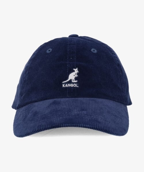 KANGOL（カンゴール）の「KANGOL CORD BASEBALL（キャップ・レディース・ブラック/ネイビー/ベージュ/ウッド/オリーブ/ピンク/ブルー/グリーン・ONE SIZE）」の12枚目の写真