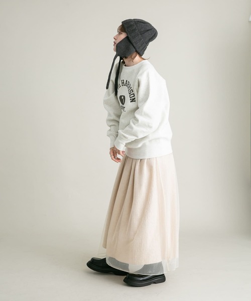 KBF(ケイビーエフ)の「チュールドッキング2WAYキャミワンピース(ワンピース・レディース・ブラック/ベージュ/ブルー・ONE)」の17枚目の写真