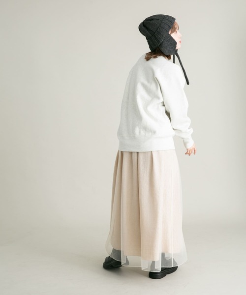 KBF(ケイビーエフ)の「チュールドッキング2WAYキャミワンピース(ワンピース・レディース・ブラック/ベージュ/ブルー・ONE)」の18枚目の写真