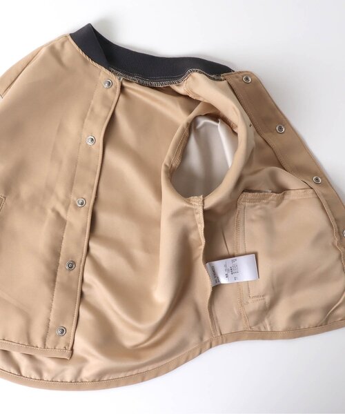 apres les cours(アプレレクール)の「バイカラーブルゾン(ブルゾン・キッズ・マスタード/ダークグリーン・100/90/80/130/120/110)」の5枚目の写真