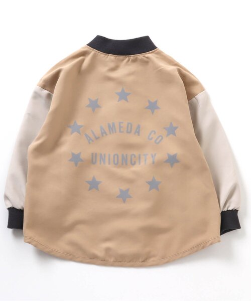 apres les cours(アプレレクール)の「バイカラーブルゾン(ブルゾン・キッズ・マスタード/ダークグリーン・100/90/80/130/120/110)」の16枚目の写真