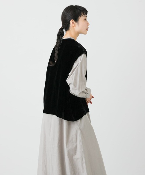 かぐれ（カグレ）の「シルクレーヨンベルベットプルオーバー