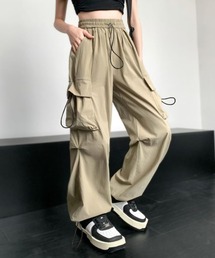 カーゴパンツ ドロスト付き