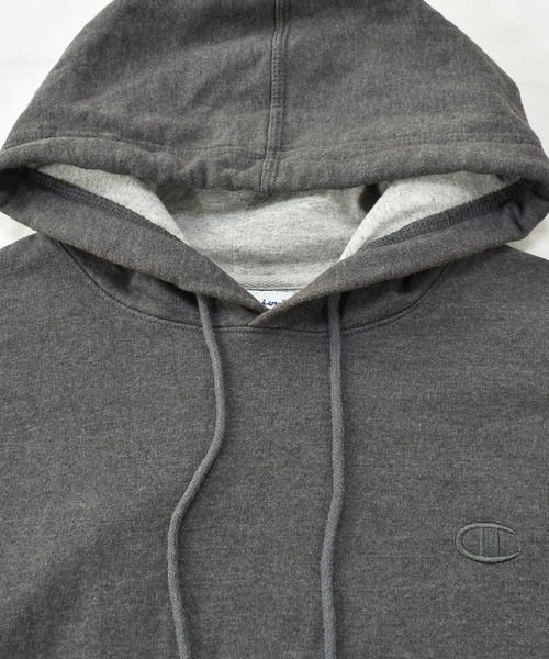 Champion(チャンピオン)の「【ヴィンテージ古着】Champion / チャンピオン ロゴ刺繍 スウェットパーカー(パーカー・メンズ・グレー・LARGE)」の5枚目の写真