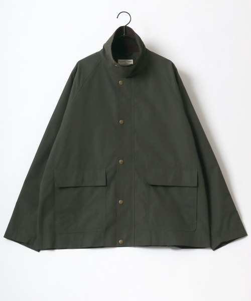Lazar（ラザル）の「Oversize Hunting Jacket/オーバーサイズ コーデュロイ襟 ハンティングジャケット/ブルゾン/撥水（ブルゾン・メンズ・カーキ/ブラック・M/LL/L）」の12枚目の写真