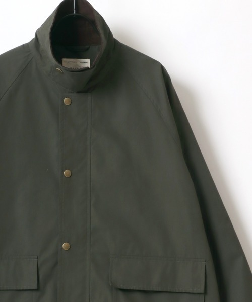 Lazar（ラザル）の「Oversize Hunting Jacket/オーバーサイズ コーデュロイ襟 ハンティングジャケット/ブルゾン/撥水（ブルゾン・メンズ・カーキ/ブラック・M/LL/L）」の7枚目の写真